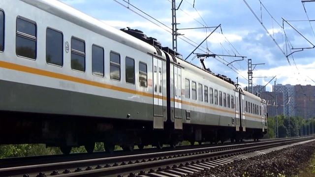 Электропоезд ЭП2Д-0021 сообщением "Серпухов - Дедовск" (МЦД-2) смотреть онлайн