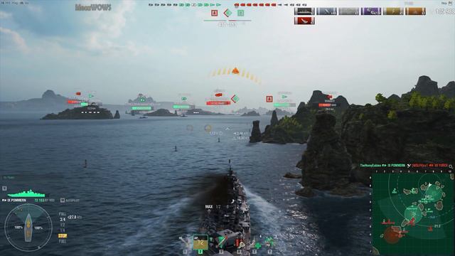World of WarShips | Pommern | 9 KILLS | 350K Damage - Replay Gameplay 4K 60 fps смотреть онлайн