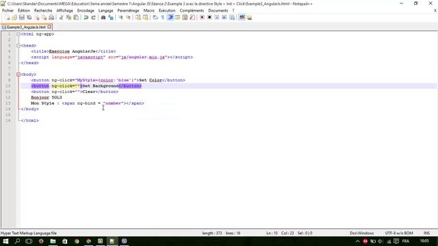 [Tutorial6 AngularJS] Colorate HTML using "Ng- Style" and "Ng-Click" directives of AngularJS смотреть онлайн