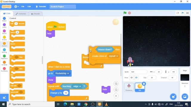 Membuat Game Space Shooter (Pesawat Tembak-Tembakan) dengan menggunakan scratch Bagian 1 смотреть онлайн