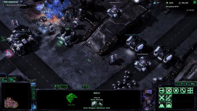 Starcraft Mass Recall Terran 3 - Desperate Alliance ( Hard Mode) смотреть онлайн