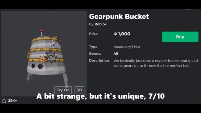 Roblox Rating All Buckets смотреть онлайн