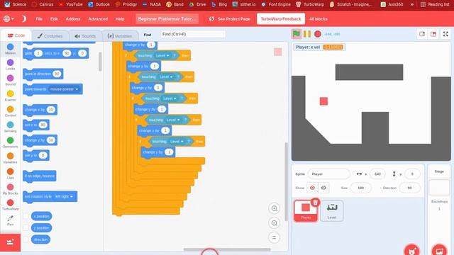 Scratch Beginner Platformer Tutorial смотреть онлайн