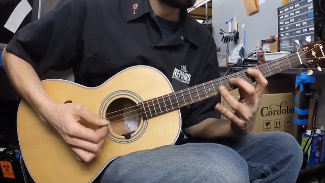 How to play "I Am Yours If You Want Me" on Tenor Guitar (Or mandolin) смотреть онлайн