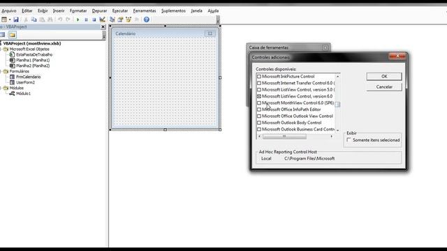 Como Inserir Calendario MonthView em Formulário e captura data seleciona em uma textbox смотреть онлайн