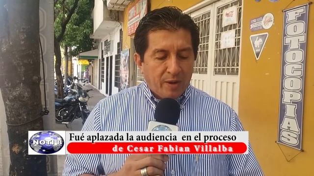 Fué aplazada la audiencia en el proceso de Cersar Fabian Villalba смотреть онлайн