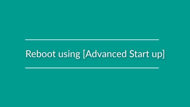 How to Boot Windows Into Advanced Startup Troubleshooting & Recovery Mode смотреть онлайн