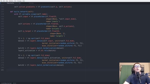 Reinforcement Learning in Continuous Action Spaces | DDPG Tutorial (Tensorflow) смотреть онлайн