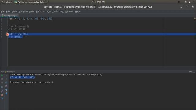 40. Sets - remove and discard methods ( Python in Hindi ) смотреть онлайн