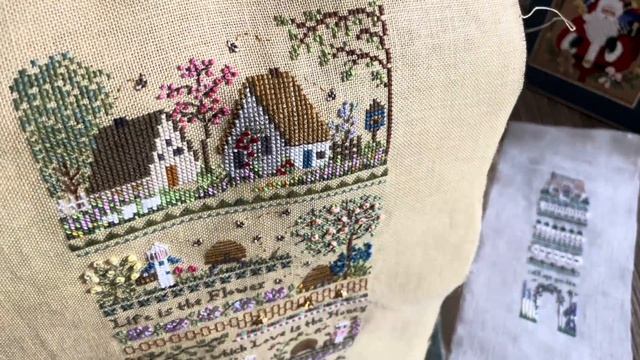 Вышивальные итоги 2023! Много вышитых работ! Just Nan, Victoria Sampler, Shepherds Bush, Samplers