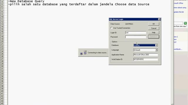 Import Database SQL Server 2000 to Excel 2003 смотреть онлайн
