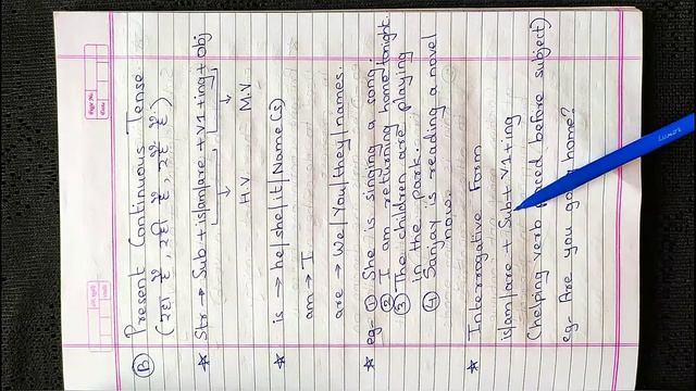 Present Continuous Tense смотреть онлайн
