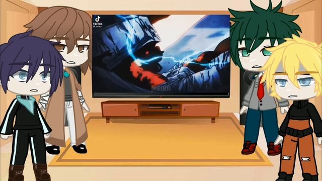 Anime Characters React To Each Other ||4/4|| реакция персонажей аниме на друг друга