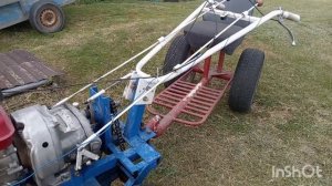 самодельный мотоблок на базе кпп Урал.  конструкция, с нормальным звуком