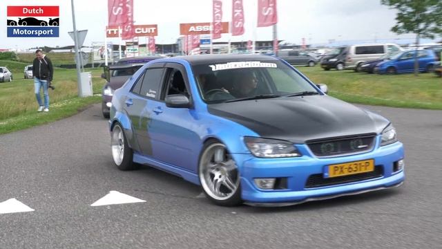 JDM Cars leaving Japfest 2022 - Chaser, Skyline GTR, Supra, Alto Works, RX7, Lancer Evo, Beat,... смотреть онлайн