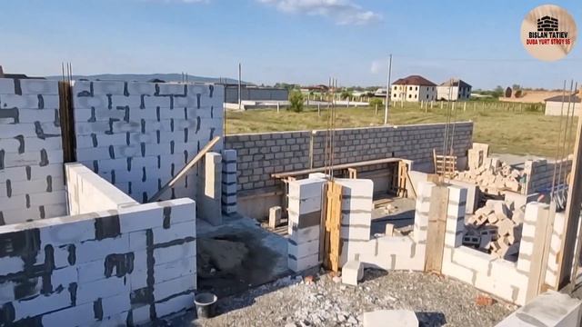 Чеченский Стройка #Кладка#Газо#Блок#Каменщик#Строитель######