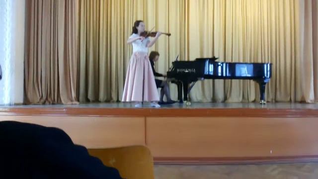 Джузеппе Тартини - Вариации на тему Корелли (в обр. Крейслера ) исп. Комарова Виктория 29.09.2015