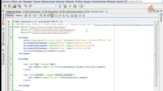 10.- Curso de Java EE. Mejorar la presentación con PrimeFaces. смотреть онлайн