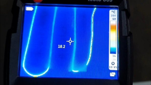 12В подогрев батареи енв200. Эксперимент. А как же нужно клеить провод?