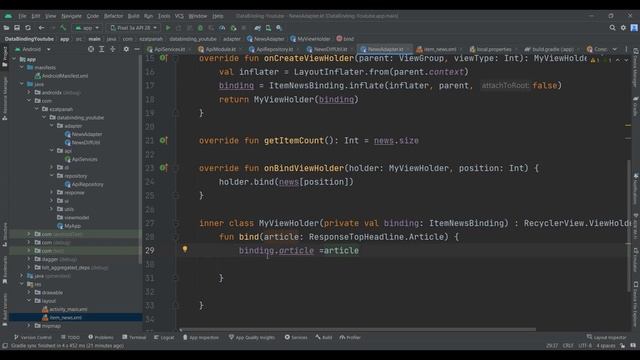 #1 How to use Data-Binding in Kotlin(Complete Guide) смотреть онлайн
