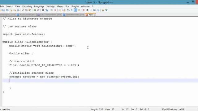 Java Programming Beginner, How to convert miles to kilometer смотреть онлайн