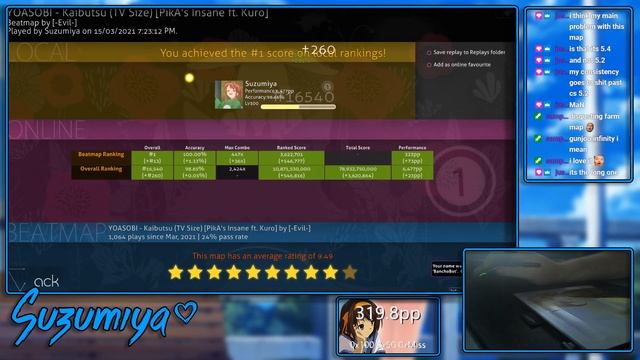 If Yoasobi's Kaibutsu Was An Osu! Beatmap