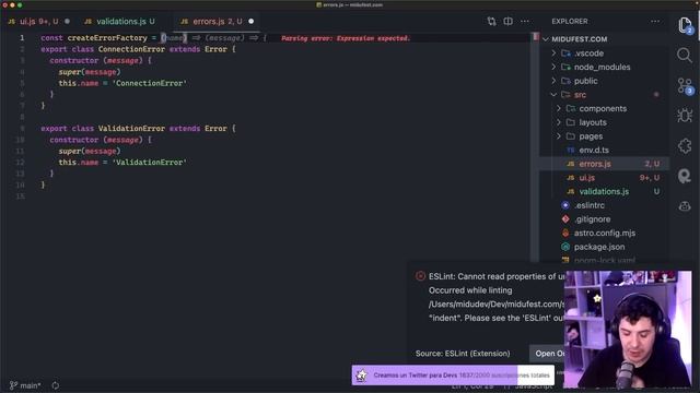 ¡Maneja los errores de JavaScript como un senior! смотреть онлайн