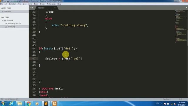 How to Delete Data From Database/Part 6 (Core Php - Procedural Orinted Programming) смотреть онлайн
