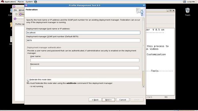 creating custom profile or managed node in websphere application server v 8 5 on Linux смотреть онлайн