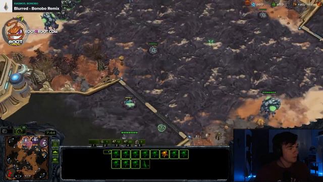 Planetary Fortress Drops and Beating a Pro Player - Starcraft 2 Grandmaster Zerg vs Protoss смотреть онлайн