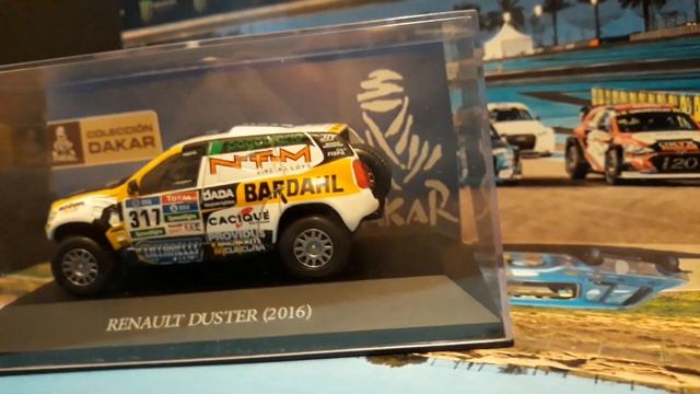1:43 collection car DACIA DUSTER 1 DAKAR RALLY 2016 смотреть онлайн