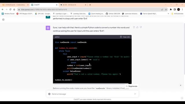 How to Convert Numbers to Text Using Python and ChatGPT | Be10x смотреть онлайн