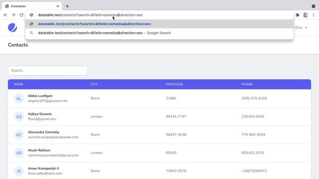Creating a datatable with Laravel and InertiaJS смотреть онлайн