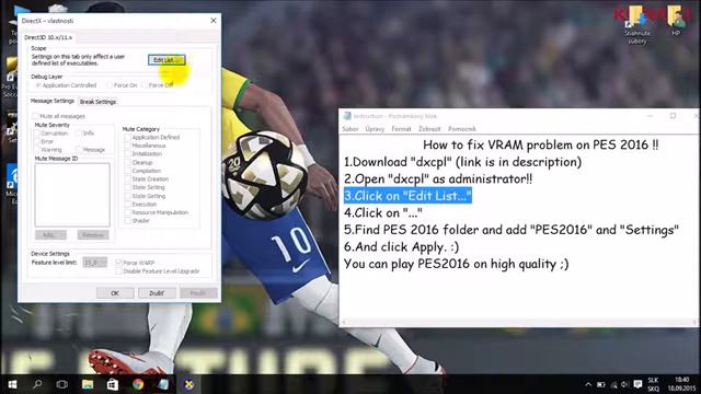 How to fix VRAM problem on Pro Evolution Soccer 2016 PES 2016 смотреть онлайн