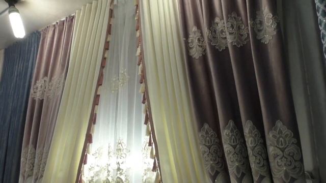 ШИКАРНЫЕ ШТОРЫ-ТРЕНДЫ ГОДА, НА 3-х МЕТРОВЫЙ КАРНИЗ,2022 г, пошить можно на любую длинукарниза БИШКЕ смотреть онлайн