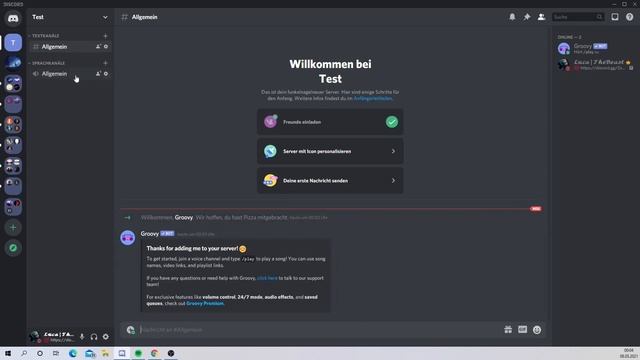 Discord Tutorial | Wie bekomme ich den Groovy Bot auf meinen Server❓ смотреть онлайн