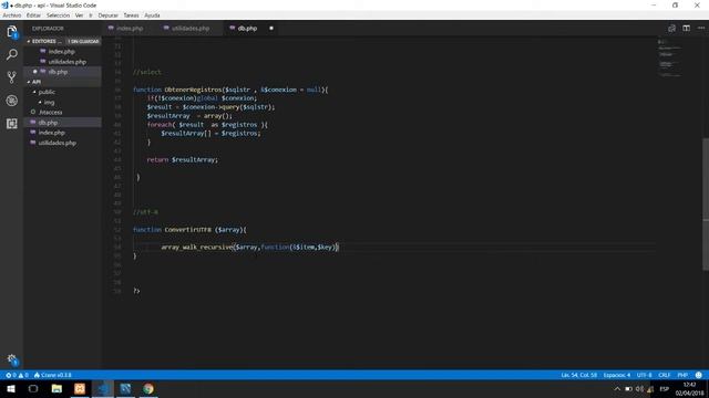 Crear APiREST en PHP - 4 Codificacion UTF8 смотреть онлайн