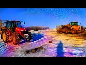 Вывозим "черное золото" ! Что случилось с погрузчиком FRONTLIFT после 2 лет эксплуатации!