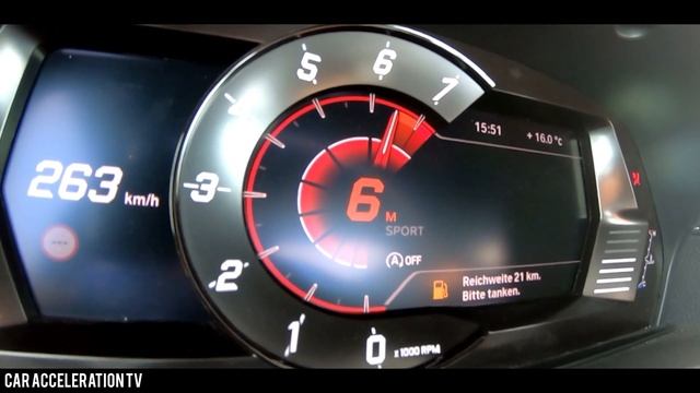 TOYOTA SUPRA Stage 3 Turbo - Acceleration 0-280 Km/h - Launch Control & Sound