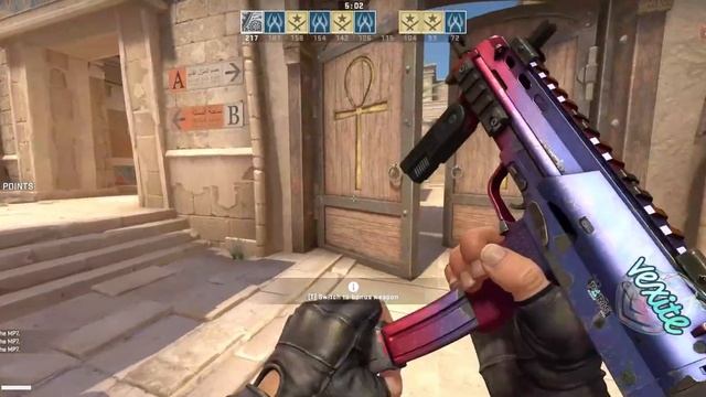 MP7 Fade (Blue Pattern) + Holo Sticker Craft In-game Demo смотреть онлайн