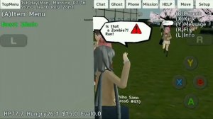 Как стать зомби в School girl simulator