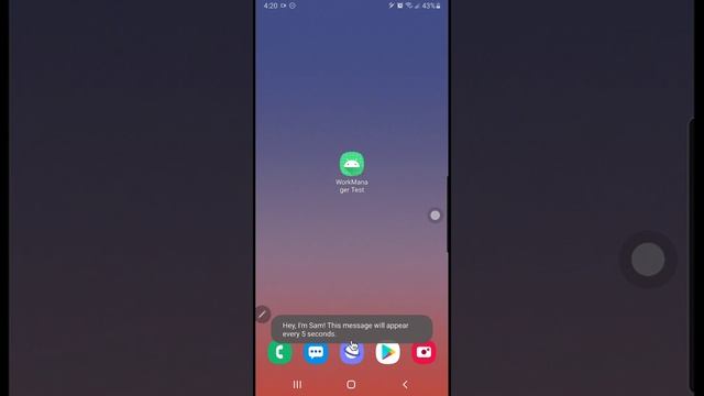 Android WorkManager One Time Repeating (demo) смотреть онлайн