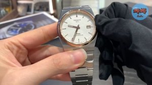 UNBOXING EP04 TISSOT PRX POWERMATIC 80 T1374072103100 ROSE GOLD WHITE DIAL 开箱瑞士天梭机械表