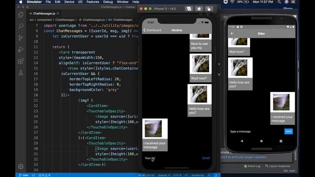 Mobile Chat Application by React Native смотреть онлайн
