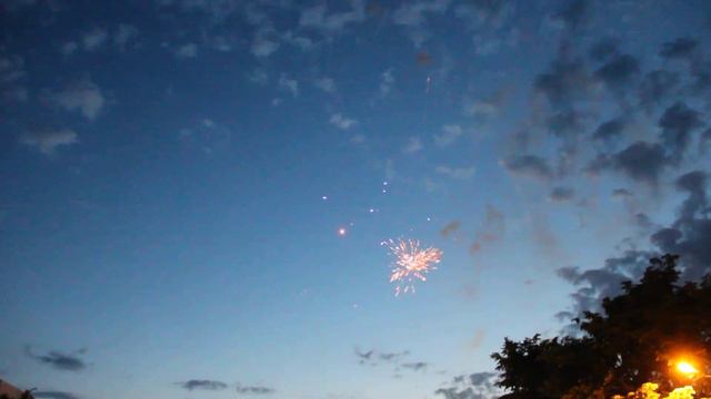 80 лет городу Чудово. Фейерверк