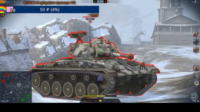 Hellcat VS Chaffee (World of Tanks Blitz) смотреть онлайн