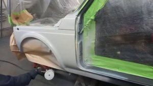 Замена и покраска крыла "НИВА"