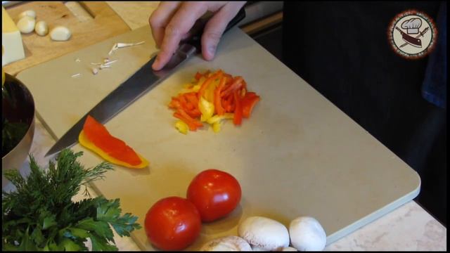 Салат из ветчины,грибов и сыра. смотреть онлайн