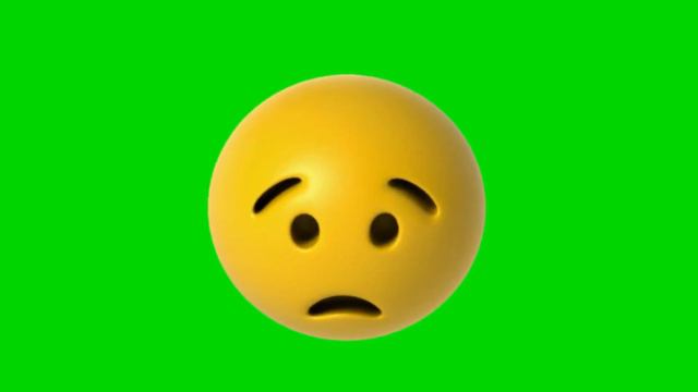 GREEN SCREEN SAD 3D EMOJI & royal FREE music смотреть онлайн