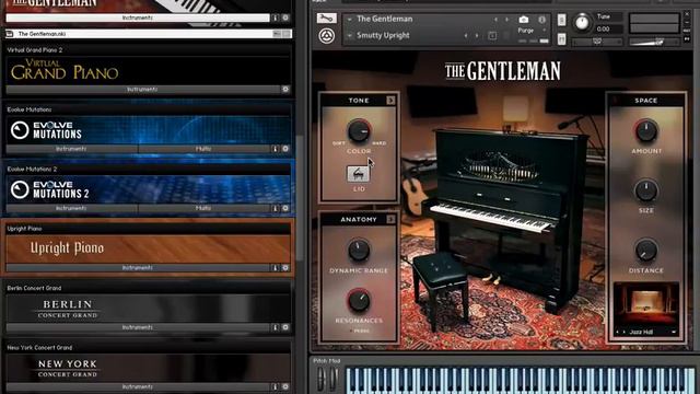 [ review vst instrument ] review Komplete 10 The Gentleman Piano Native Instruments смотреть онлайн